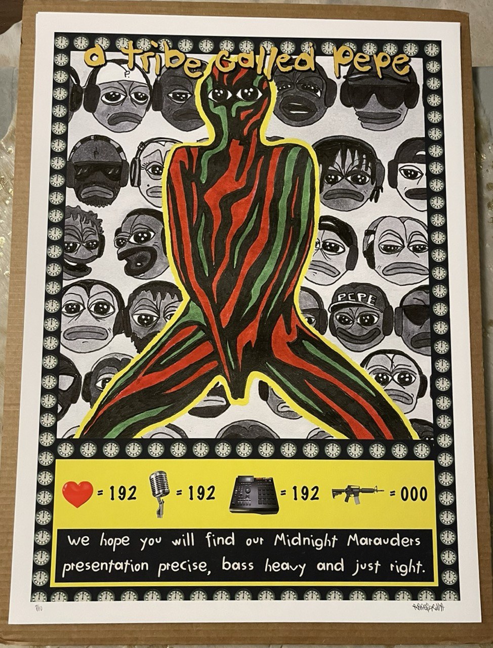 A TRIBE CALLED PEPE LIMITED EDITION PRINT