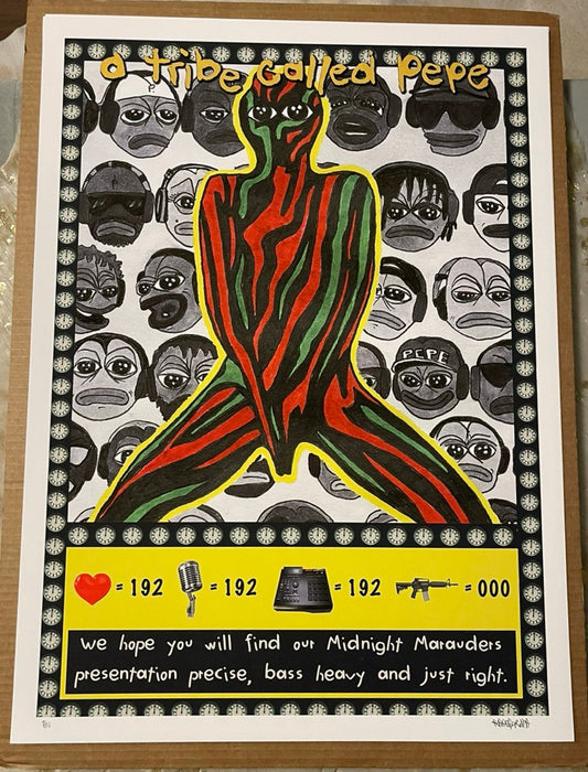 A TRIBE CALLED PEPE LIMITED EDITION PRINT