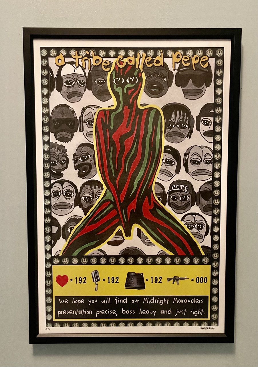 A TRIBE CALLED PEPE LIMITED EDITION PRINT